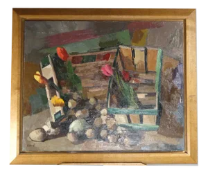 René Guinand, Still Life, 1962, Oil on Canvas