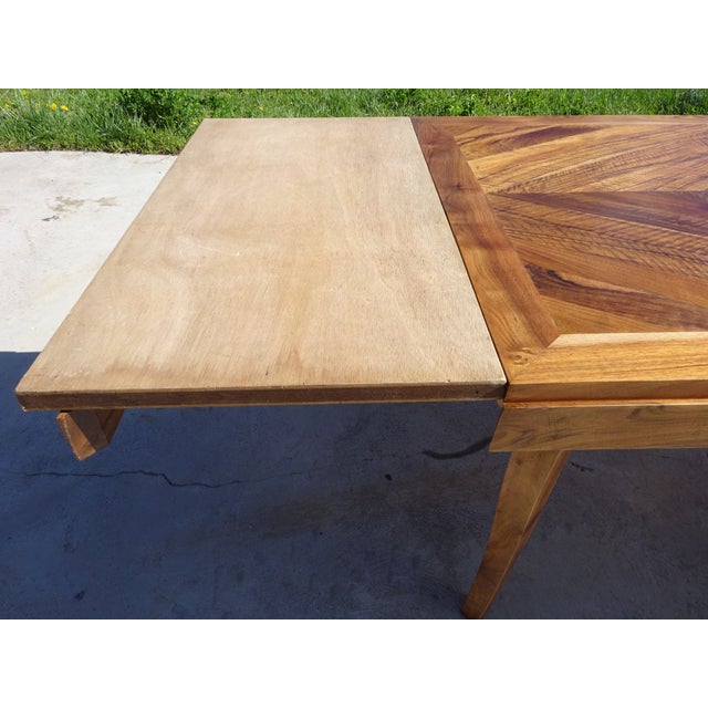 Walnut Extendable Dining Table, 1950s For Sale - Image 10 of 18