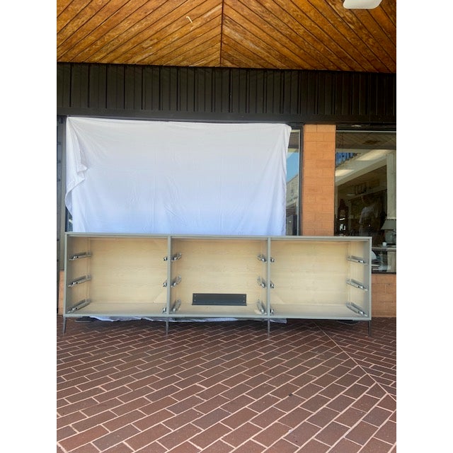 Gray Century Costume Made Nine Drawer Dresser With Full Extension Drawers For Sale - Image 8 of 12