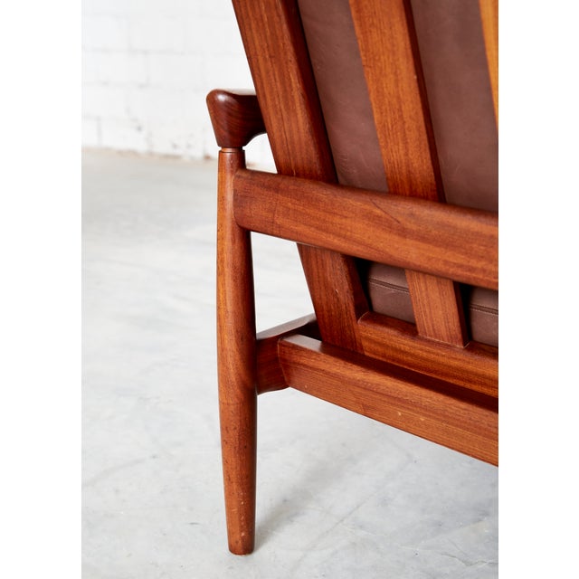 Maroon Easy Chairs Model Kolding by Erik Wørts for Ikea, 1960s, Set of 2 For Sale - Image 8 of 17