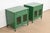Kindel Furniture Kindel Furniture French Regency Louis XVI Green Lacquered Nightstands, Newly Refinished For Sale - Image 4 of 12