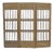 Antique Chinese Wood Screen Three Panels For Sale