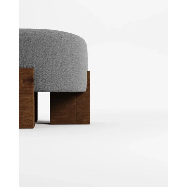 Cassete Pouf in Boucle Charcoal by Alter Ego for Collector, in New conditions. Designed from 2000