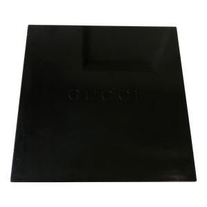 1990s Vintage Plexiglass Gucci Box With Lid