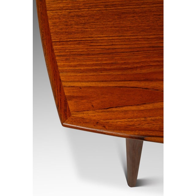 Danish Mid-Century Modern Extension Dining Table in Teak Attributed to Harry Østergaard for Randers Møbelfabrik, Denmark, C. 1960s For Sale - Image 17 of 17