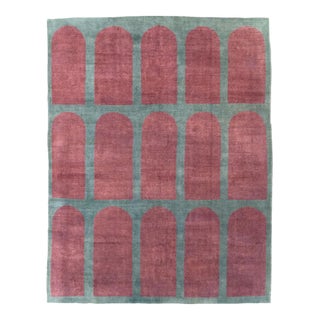 Galerie Shabab Collection Mid-20th Century Turkish Art Deco Style Carpet For Sale