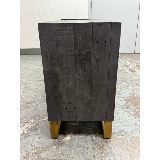 2010s Zin Home Elle Reclaimed Wood Nightstands, Pair For Sale - Image 5 of 12
