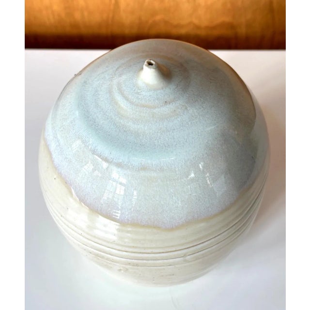 Ceramic Moon Pot with Rattle by Toshiko Takaezu | Chairish