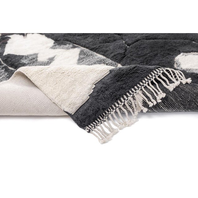 Hand-Knotted Wool Rug by Azele Studio For Sale - Image 6 of 11