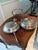 Metal Silver Buffet Chaffing Serving Dish Set For Sale - Image 7 of 8