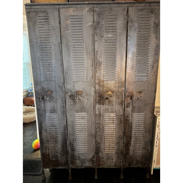 Industrial Vintage Lockers For Sale - Image 3 of 7