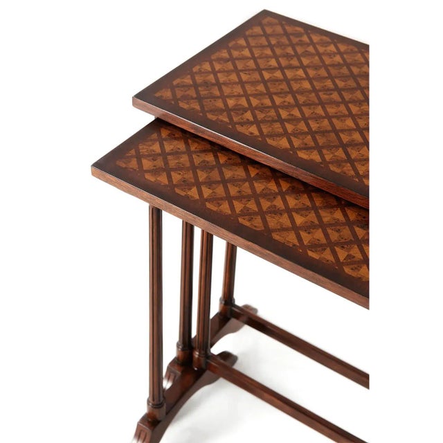 2020s Regency Nest of Tables For Sale - Image 5 of 8