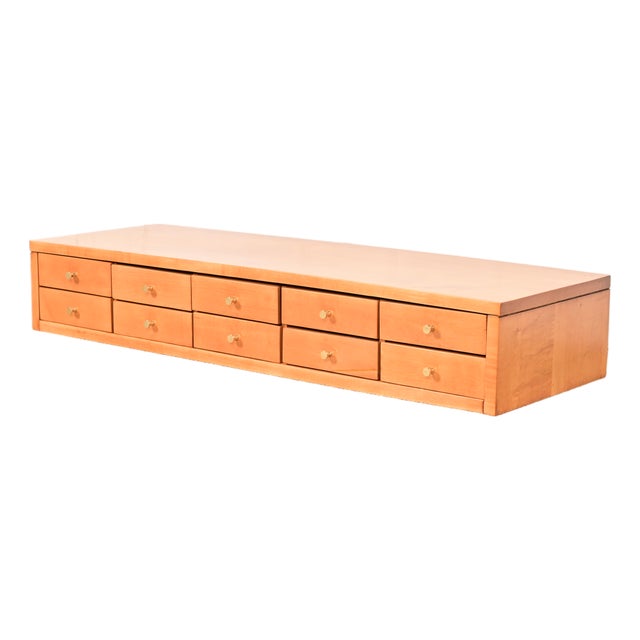 Paul McCobb Planner Group Solid Birch Ten-Drawer Jewelry Chest, Newly Refinished For Sale