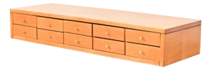 Paul McCobb Planner Group Solid Birch Ten-Drawer Jewelry Chest, Newly Refinished