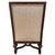 1980s Neoclassical Hand-Carved Mahogany Armchairs With Rolled Arms & X-Stretcher - A Pair For Sale - Image 13 of 14