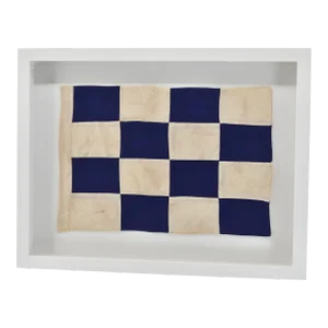 Coastal Wall Decor Letter "N" Framed Wall Art