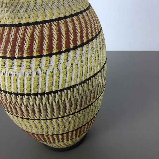 Ceramic Large Abstract Ceramic Pottery Floor Vase from Zöller and Born, Germany, 1950s For Sale - Image 7 of 18