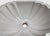 Late 20th Century Vintage Sherle Wagner Scalloped White Porcelain Drop-in Sink Basin Fluted Hollywood Regency For Sale - Image 5 of 15