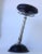 C.1930's-50's Industrial Chrome & Black Pivoting Stool For Sale - Image 11 of 11