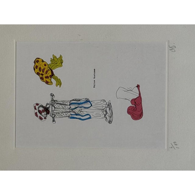 Lithograph, from "Notes in Hand" Oldenburg Numbered and signed lithograph, 6/100, from Notes in Hand, Petersburg...