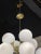 Metal Vintage Late 20th Century Murano Glass and Brass Sputnik Cloud Chandelier For Sale - Image 7 of 9