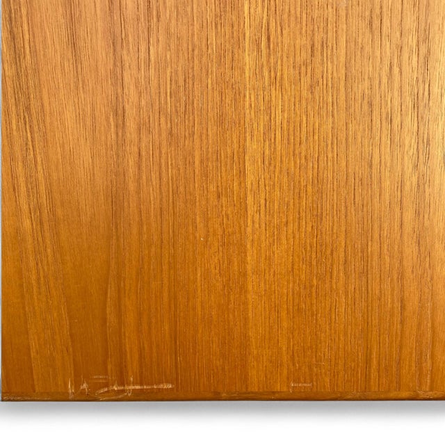 1970s Canadian Teak Pull-Out Sofa Bed in Blue Upholstery, Mid-Century For Sale - Image 13 of 18