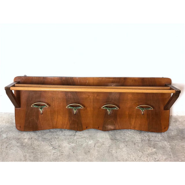 Mid-Century Coat Hanger, Italy, 1950s For Sale - Image 13 of 15