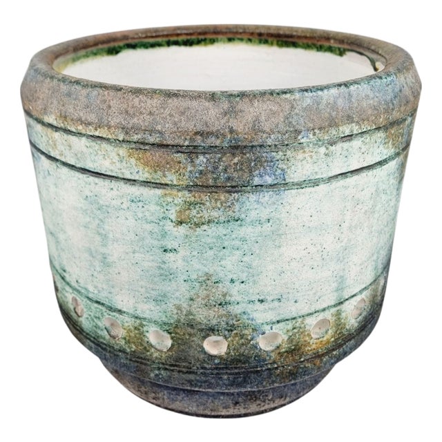 Large Vintage Flowerpot by Ágoston Simó, 1970s For Sale