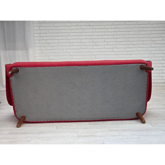 Danish 2-Seater Sofa in Furniture Fabric and Teak, 1970s For Sale - Image 17 of 18