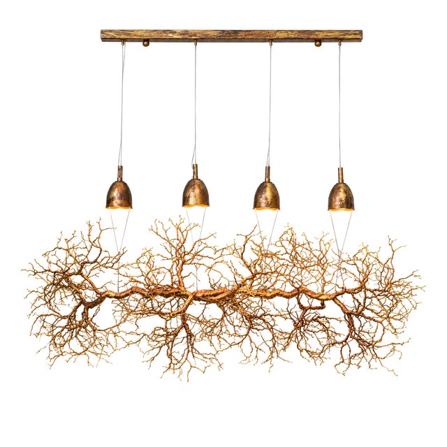 Becoming Handcrafted Sculptural Pendant Light by Frankie Cesare For Sale