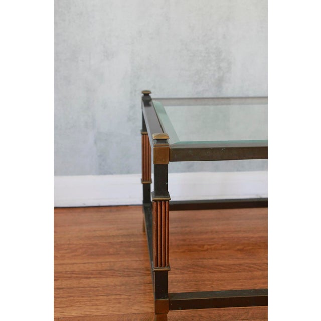 Maison Jansen Pair of Mid-Century Modern Side Tables in the Style of Maison Jansen For Sale - Image 4 of 10