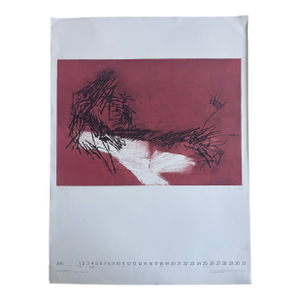 1970s Hann Trier for Universe Books "Eloge De La Main" Offset Poster.