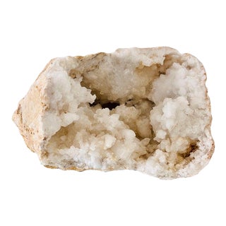 Quartz Crystal Geode and Natural Specimen Decorative Object For Sale