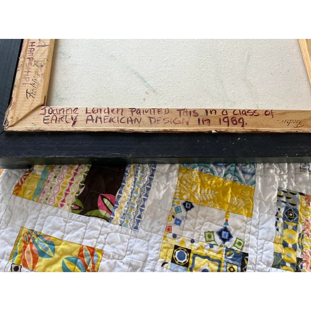 Signed Original Vintage Folk Art Pony Boy Painting For Sale - Image 12 of 13