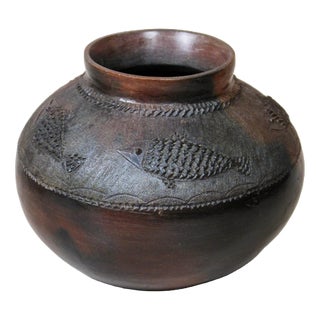 Vintage South African Zulu Pot For Sale