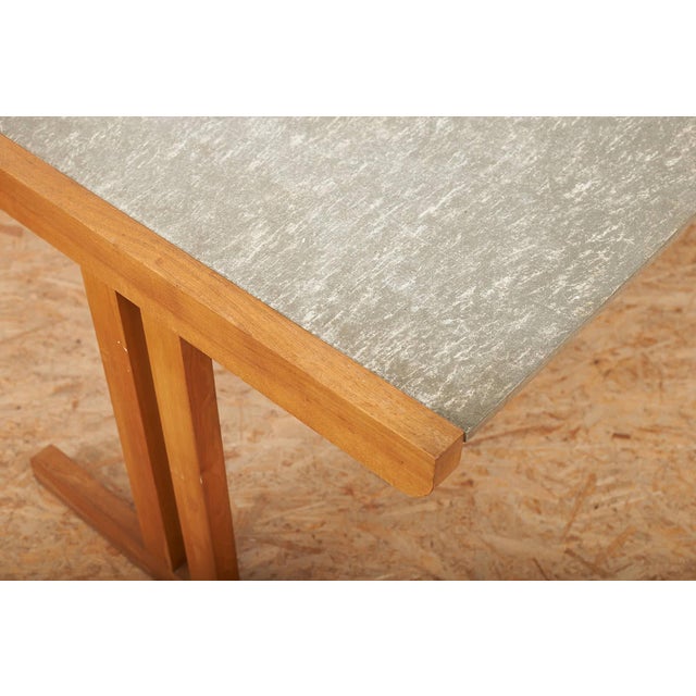 Brown Dining Table in Oak by Benedikt Rohner, 1963 For Sale - Image 8 of 15