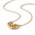Natural Citrine Handmade Necklace • Twin Stone Gemstone Heart Necklace • November Birthstone Jewelry For Sale - Image 4 of 4