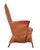 Vintage Orange Leather Skirt Chair by Gerard Van Der Berg, 1980s For Sale - Image 6 of 12