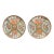 Antique Pair of Rose Medallion Chinese Plates For Sale