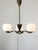 Art Deco French Brass Figural Chandelier, 1930 For Sale - Image 9 of 18
