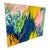 Abstract Large “Sand Stars” Abstract Expressionist Triptych by Nina Smith, 1985 – Original Signed Acrylic on Canvas Painting For Sale - Image 3 of 8
