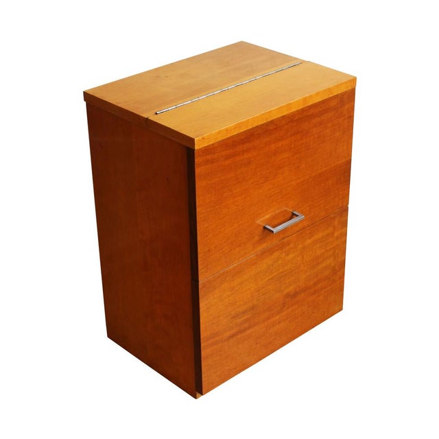 Minimalist Drinks Cabinet with Top and Front Opening, 1960s For Sale - Image 14 of 14