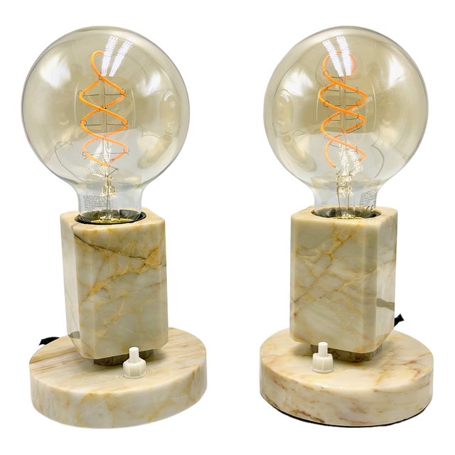Table Lamps from Kámen Praha, 1930s, Set of 2 For Sale