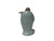 Joyful Laughing Buddha Light Celadon Robe Ceramic Coin Bat Ru Yi Figure For Sale - Image 13 of 13