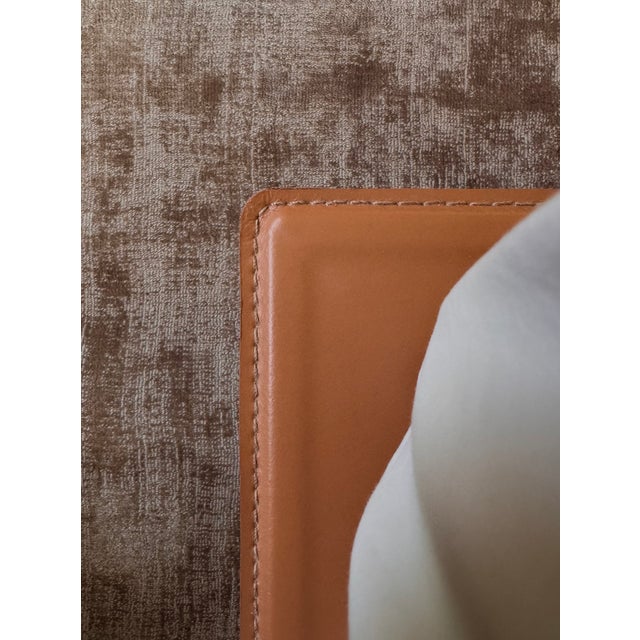 B&b Italia Alys King Bed by Buratti Brothers — Thick Leather For Sale - Image 10 of 11