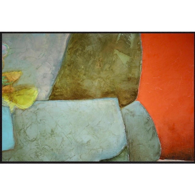 Orange Claude Gaveau, French Modernist Fauvist Oil Painting Claude Gaveau School of Paris For Sale - Image 8 of 9