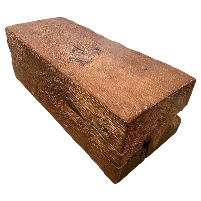 Andrianna Shamaris Teak Coffee Table, Bench or Pedestal For Sale - Image 15 of 18