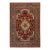 Magistral Red Rust Color and Lovely Floral Patters Desing Persian Isfahan Rug For Sale