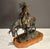 Late 20th Century Bronze Sculpture By Daro Flood "Native American On Horseback" For Sale - Image 4 of 10