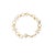 Bracelet in 19.2 Karat Gold with Pearls For Sale - Image 6 of 6